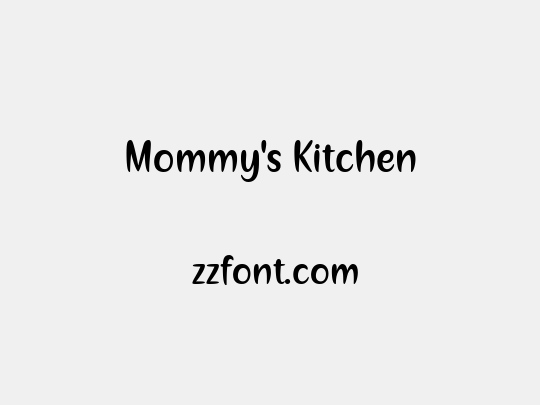 Mommy's Kitchen