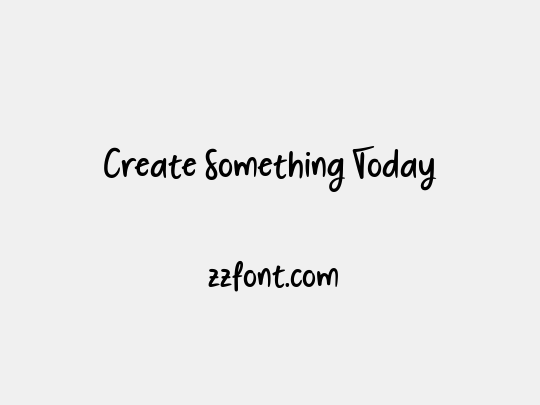 Create Something Today