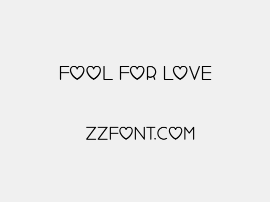 Fool For Love