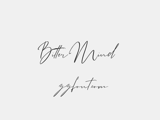 Bitter Mind