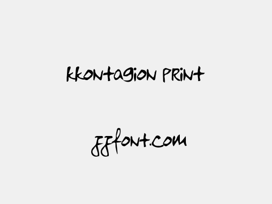 kkontagion print