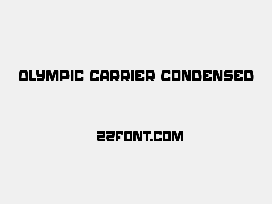 Olympic Carrier Condensed