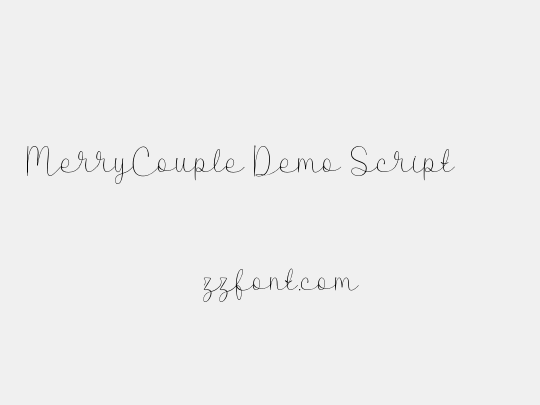 MerryCouple Demo Script