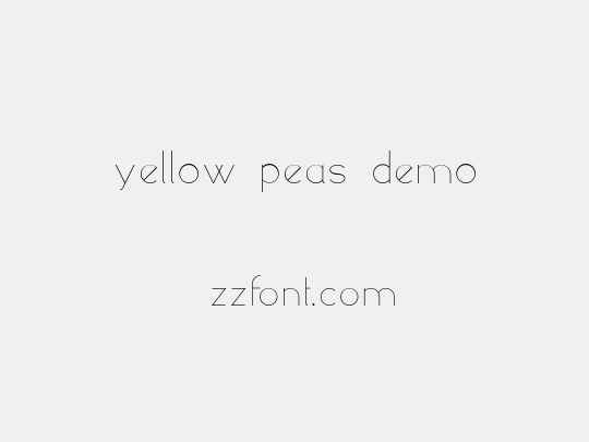 yellow peas demo