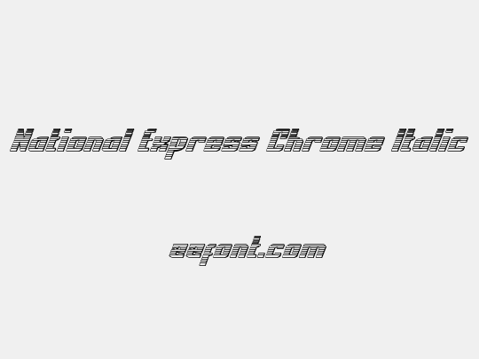 National Express Chrome Italic