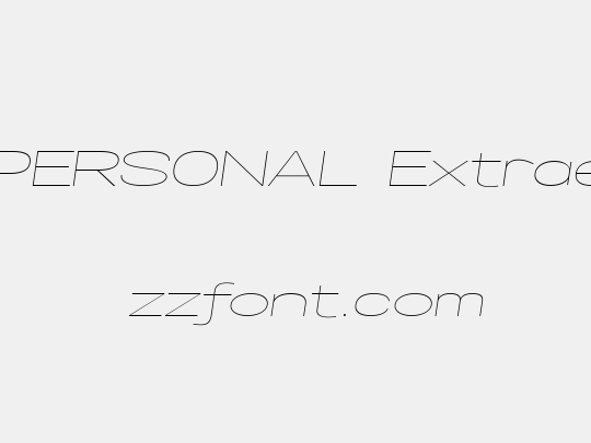 Specify PERSONAL Extraexpanded