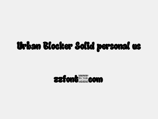 Urban Blocker Solid personal us