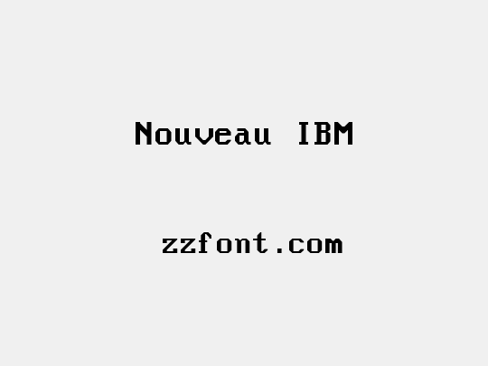 Nouveau IBM