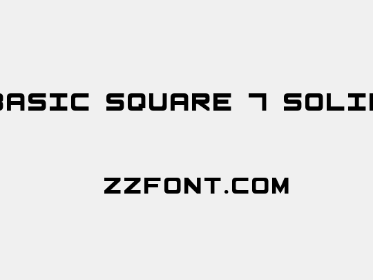 Basic Square 7 Solid