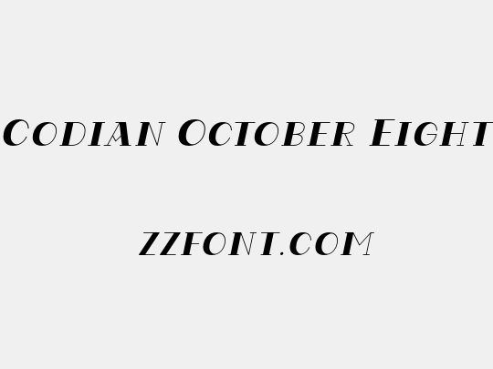 Codian October Eight