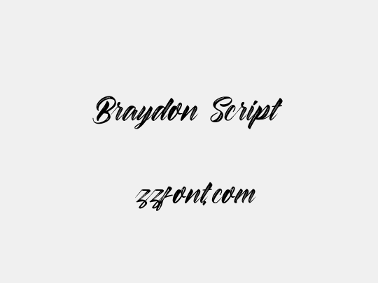 Braydon Script