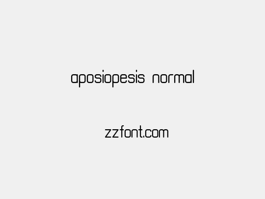 aposiopesis normal