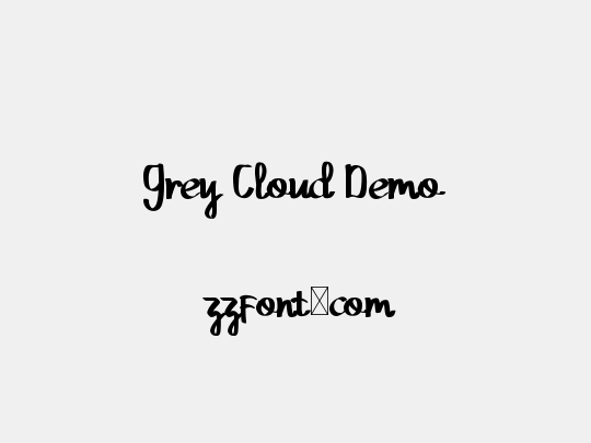 Grey Cloud Demo