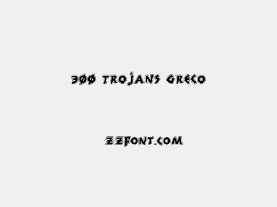 300 Trojans Greco