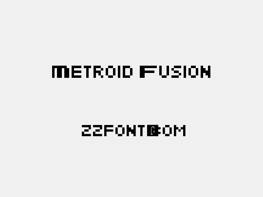 Metroid Fusion