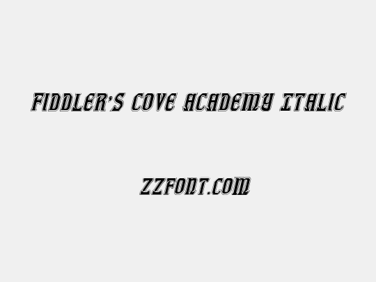 Fiddler's Cove Academy Italic