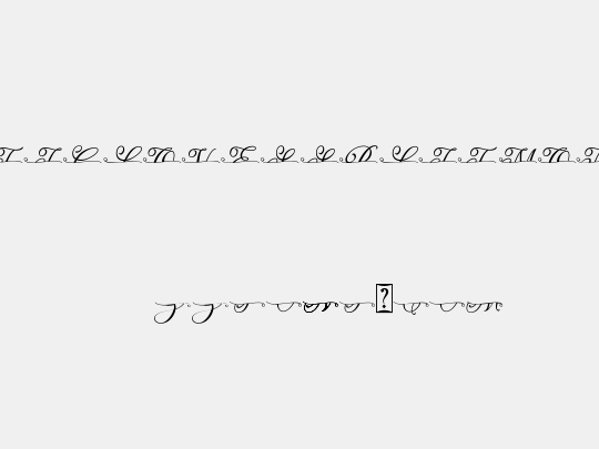 ROMANTIC LOVES SPLIT MONOGRAM