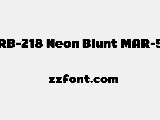 ARB-218 Neon Blunt MAR-50