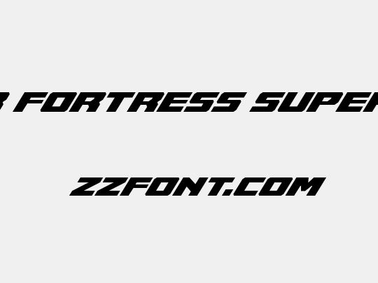 Cruiser Fortress Super-Italic