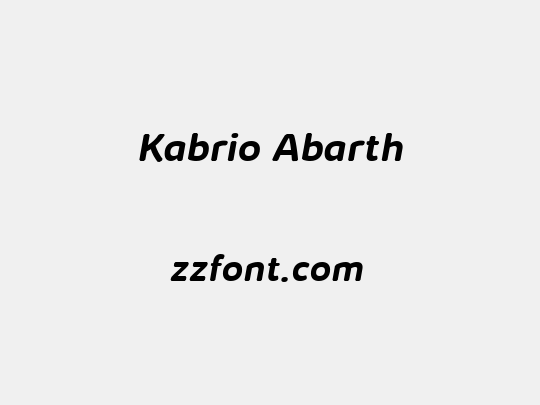 Kabrio Abarth
