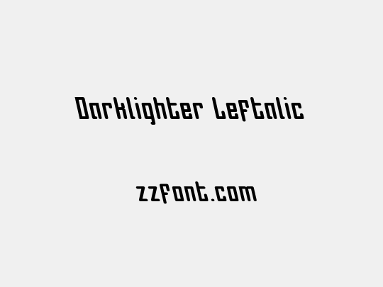 Darklighter Leftalic