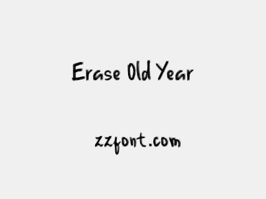 Erase Old Year