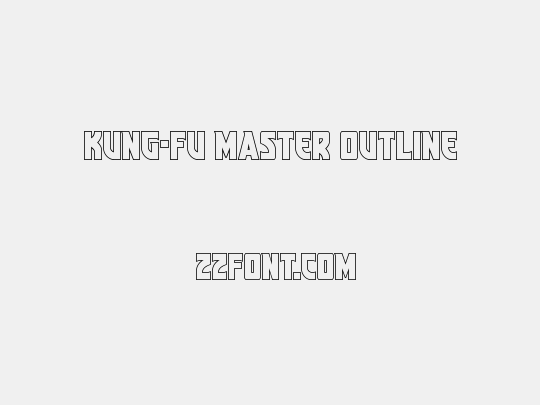 Kung-Fu Master Outline