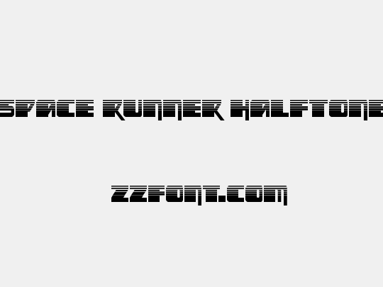 Space Runner Halftone