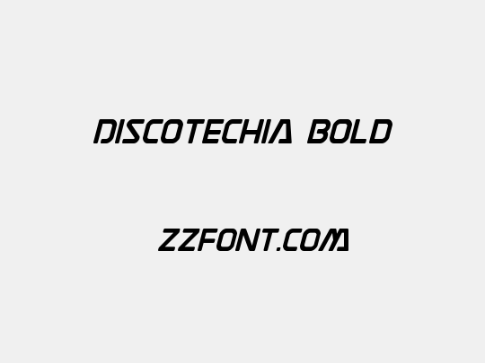 Discotechia Bold