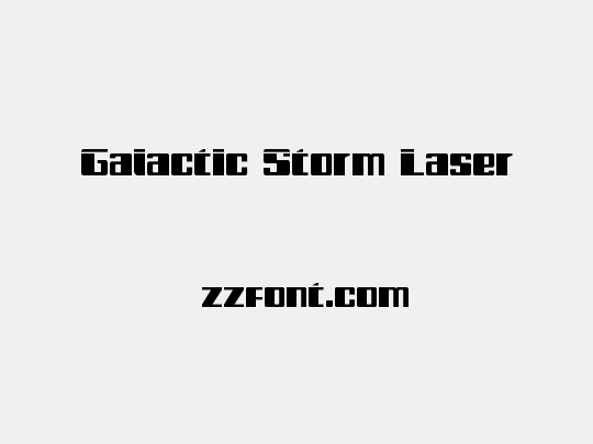 Galactic Storm Laser