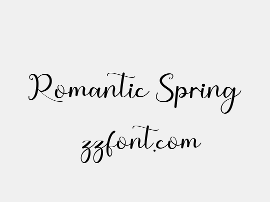 Romantic Spring