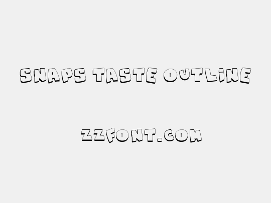 Snaps Taste Outline