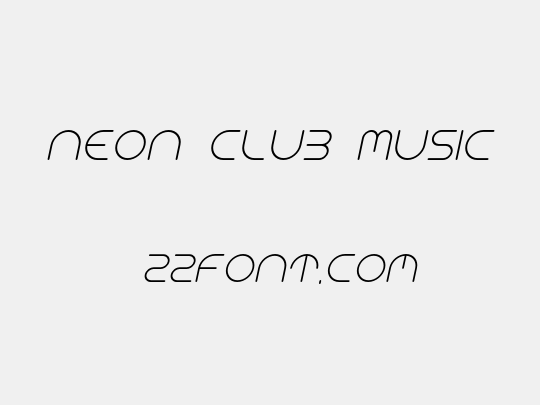 NEON CLUB MUSIC
