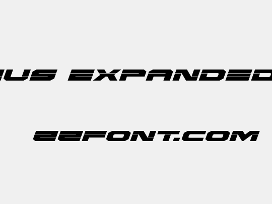 Eridanus Expanded Italic