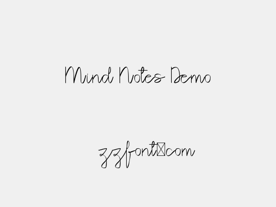 Mind Notes Demo