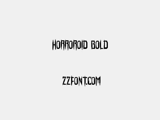 Horroroid Bold