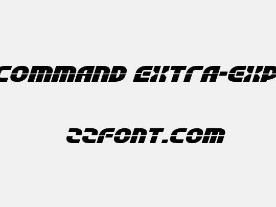 Rebel Command Extra-exp Italic