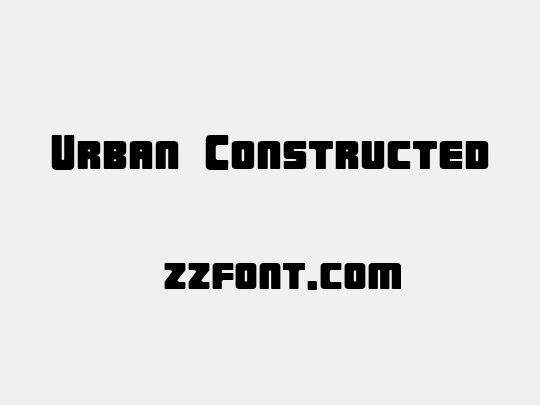 Urban Constructed