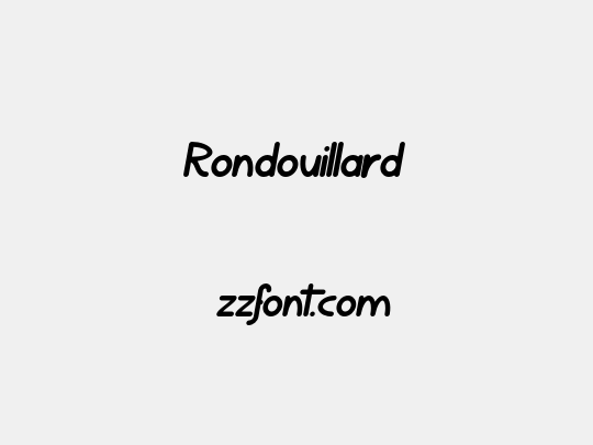 Rondouillard