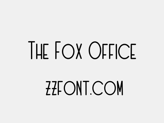 The Fox Office