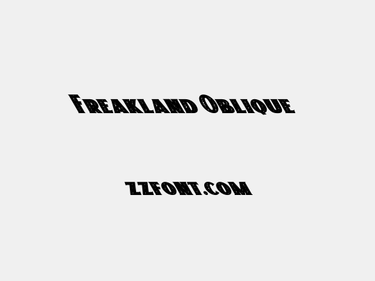 Freakland Oblique