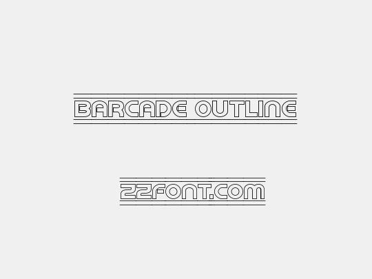 Barcade Outline