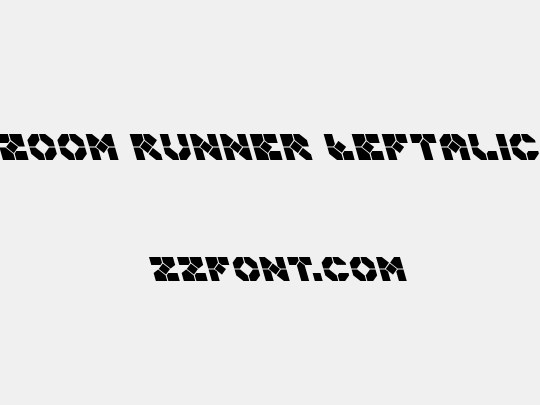 Zoom Runner Leftalic