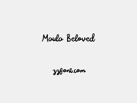 Maula Beloved