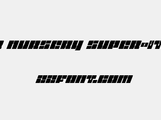 Star Nursery Super-Italic
