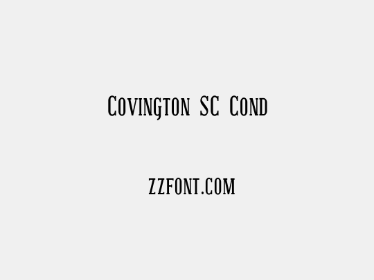 Covington SC Cond