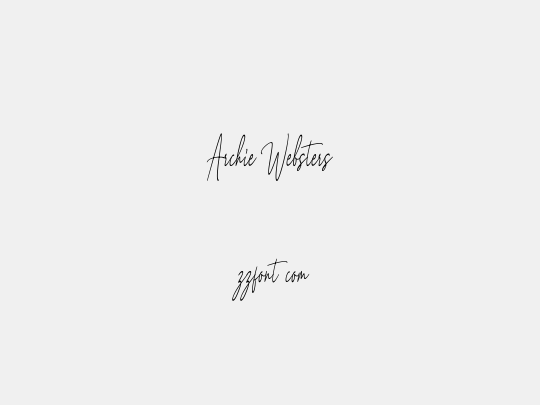 Archie Websters