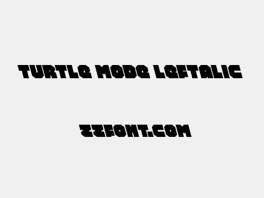 Turtle Mode Leftalic