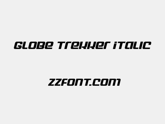 Globe Trekker Italic