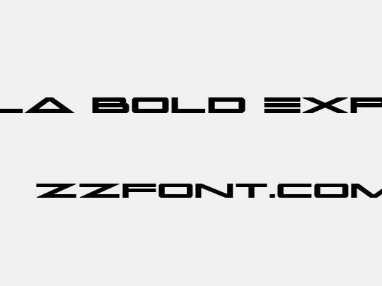 Capella Bold Expanded